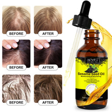 Load image into Gallery viewer, Aliver Black Sesame Seed Oil - 100% Pure, Cold-Pressed, Anti-Aging &amp; Hair Growth Essential Oil
