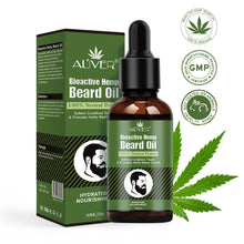 Load image into Gallery viewer, Aliver Bioactive Hemp Oil 30ml 100% Natural Cruelty-Free Mustache Growth Men&#39;s Hemp Beard Oil
