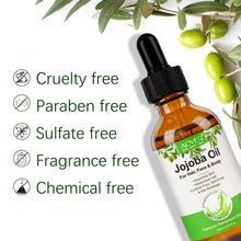 Load image into Gallery viewer, Aliver Jojoba Oil – 100% Pure Natural Cold-Pressed Hydration for Face Skin &amp; Hair
