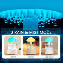 Load image into Gallery viewer, Rain Cloud Humidifier Diffuser with Aromatherapy &amp; Soothing Rain Sounds | LED Night Light
