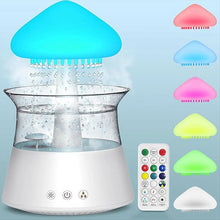 Load image into Gallery viewer, Rain Cloud Humidifier Diffuser with Aromatherapy &amp; Soothing Rain Sounds | LED Night Light
