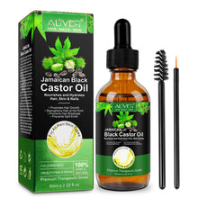 Load image into Gallery viewer, Aliver Premium Jamaican Black Castor Oil – Nourishes and Hydrates Hair, Skin, Nails &amp; Lashes
