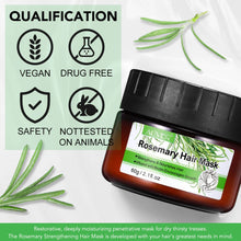 Load image into Gallery viewer, Rosemary Strengthening &amp; Nourishing Hair Mask – Infused with Biotin
