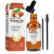 Load image into Gallery viewer, Aliver Active Argan Oil from Morocco - Cold Pressed for Hair, Face &amp; Body
