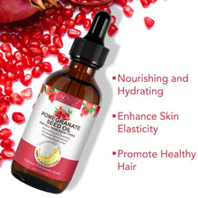 Load image into Gallery viewer, Aliver Organic Pomegranate Seed Oil - 100% Pure, Cold-Pressed, Natural Radiant Skin and Hair
