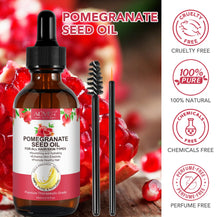 Load image into Gallery viewer, Aliver Organic Pomegranate Seed Oil - 100% Pure, Cold-Pressed, Natural Radiant Skin and Hair
