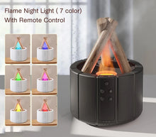 Load image into Gallery viewer, Kinscoter Simulated Flame Bonfire  Aroma Diffuser Campfire Ultrasonic Cool Mist Humidifier
