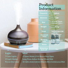 Load image into Gallery viewer, LED Aromatherapy Essential Oil Diffuser – Ultrasonic Cool Mist Humidifier with Remote Control
