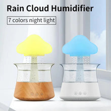 Load image into Gallery viewer, Rain Cloud Humidifier Diffuser with Aromatherapy &amp; Soothing Rain Sounds | LED Night Light
