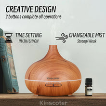 Load image into Gallery viewer, Ultrasonic Essential Oil Diffuser – Aromatherapy Air Humidifier
