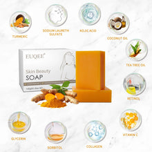 Load image into Gallery viewer, Kojic Acid Turmeric Handmade Skin Beauty Soap – Dark Spot Remover
