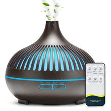 Load image into Gallery viewer, LED Aromatherapy Essential Oil Diffuser – Ultrasonic Cool Mist Humidifier with Remote Control
