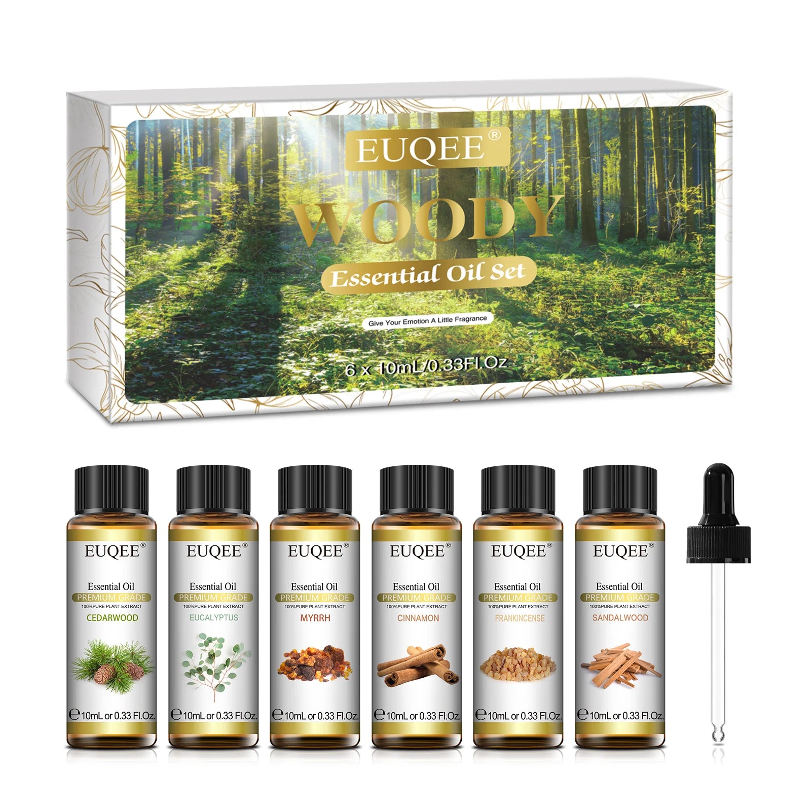 Woody Series Gift Set Essential Oil 100% Pure Plant Extract – Premium Grade