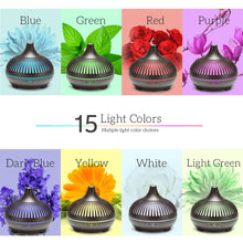 Load image into Gallery viewer, LED Aromatherapy Essential Oil Diffuser – Ultrasonic Cool Mist Humidifier with Remote Control
