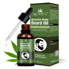 Load image into Gallery viewer, Aliver Bioactive Hemp Oil 30ml 100% Natural Cruelty-Free Mustache Growth Men&#39;s Hemp Beard Oil
